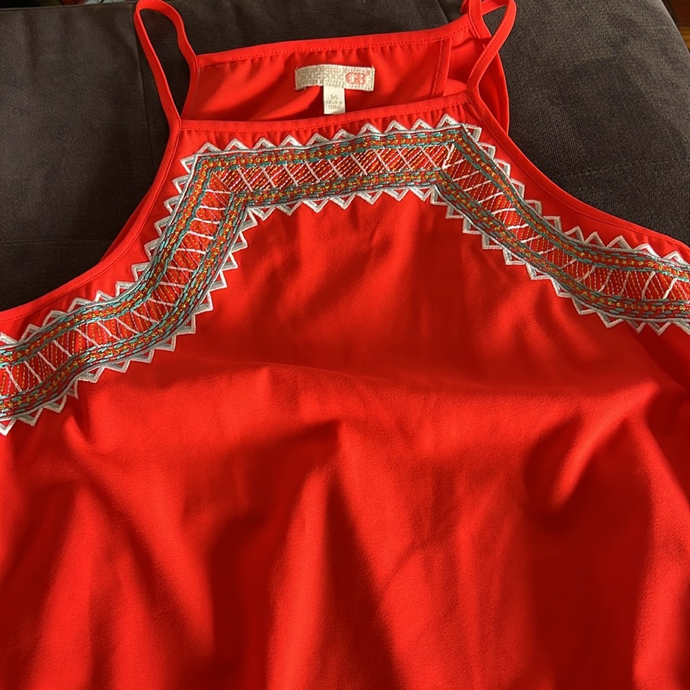 GB coral/orange open back top size medium - Picture 2 of 3